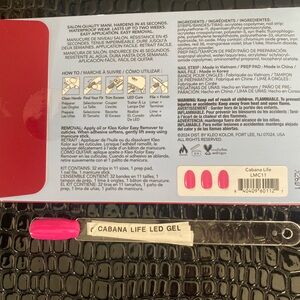 NWT Kleo kolor Led gelnail set style: cabana life includes Led light and remover